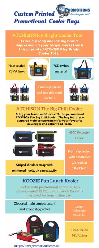 Shop for Promotional Cooler Bags from My Promotions Australia