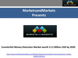 Future trends of Counterfeit money detection Market