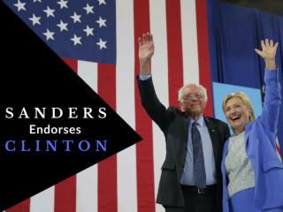 Sanders endorses Clinton
