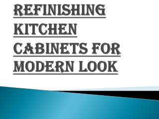 How Will You Refinish Your Kitchen Cabinets?