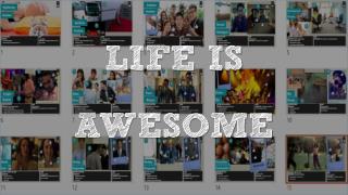 Life is awesome - creating an av with powerpoint