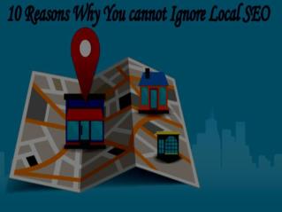 Why you cannot underestimate local seo?