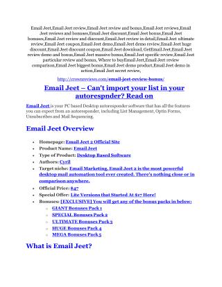 Email Jeet review - A top notch weapon