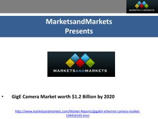 Analysis of GigE Camera market