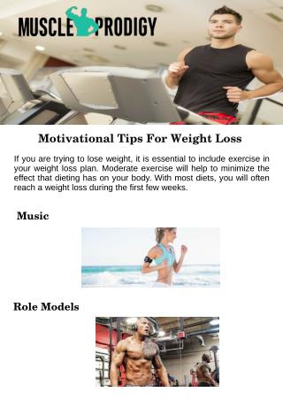 Motivational Tips For Weight Loss