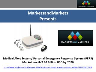 Future Trends of Medical Alert System Personal Emergency Response System (PERS) Market