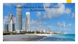 Novell Ikebana in NH-8, Neemrana - BuyProperty