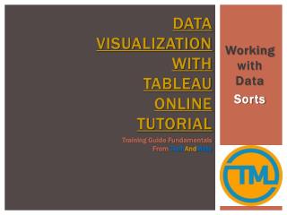 Data Visualization with Tableau Online Tutorial