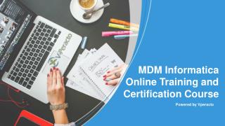 Online MDM Informatica Training Tutorials and Certification Courses