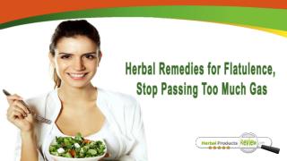 Herbal Remedies For Flatulence, Stop Passing Too Much Gas