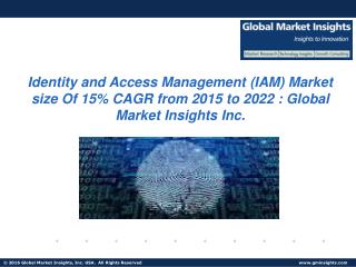 Identity and Access Management (IAM) Market size likely to exceed revenue of USD 26 billion, at 15% CAGR from 2015 to 20