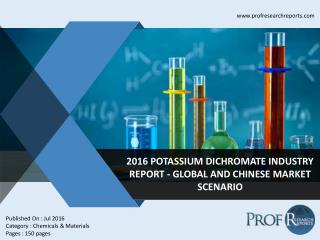 Dichromate Industry, 2011-2021 Market Research