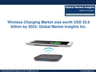 Wireless Charging Market size worth USD 25.6 billion by 2023