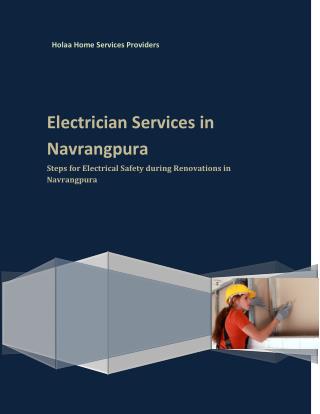 Steps for Electrical Safety during Renovations in Navrangpura