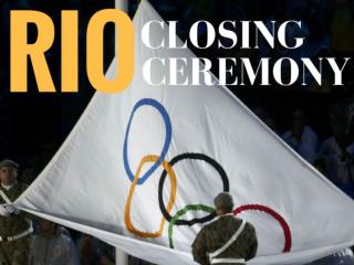 Rio closing ceremony