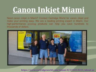 Canon Inkjet Miami