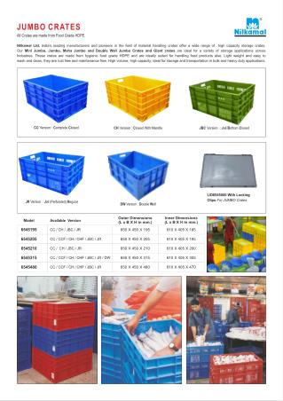 Dimension Wise Crates - Jumbo giant