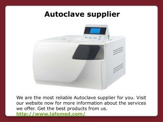 Autoclave supplier