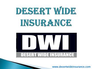 Cheap car Insurance - Desert Wide Insurance