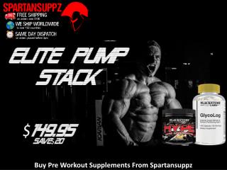 Buy Pre Workout Supplements From Spartansuppz