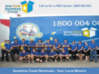 Sunshine Coast Removals - Your Local Movers