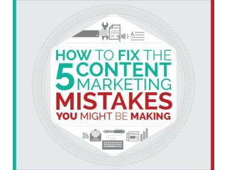 How To Fix Your Content Marketing Mistakes?