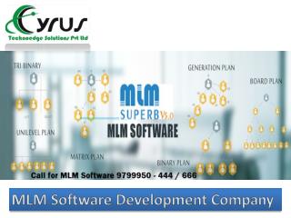 Cyrus - MLM Software Development Company in India