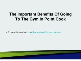 The Important Benefits Of Going To The Gym In Point Cook