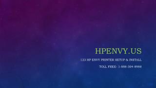 123 HP Envy - 123 HP Printer Setup Installation and Support
