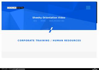 Sheehy Orientation Video - Washington DC Video Production