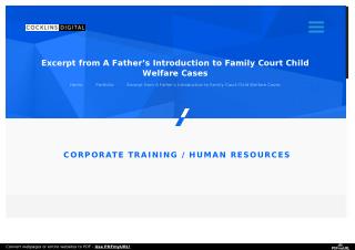Excerpt from A Father’s Introduction to Family Court Child Welfare Cases | Cocklins Digital