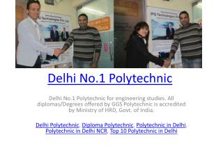Delhi No.1 Polytechnic