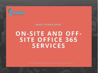 sbase office 365 services