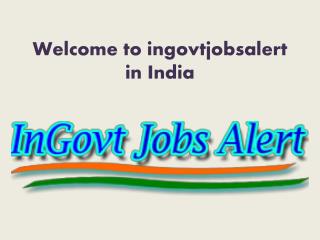 Latest Government Jobs in India