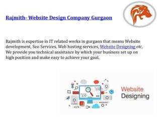 Rajmith- Website Design Company Gurgaon