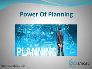 Power of Planning