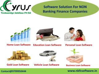 Buy Gold Loan Software - NBFC Software