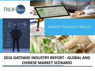 Gateway Industry Is Predicted To Witness Rapid Growth in Global Market!!!