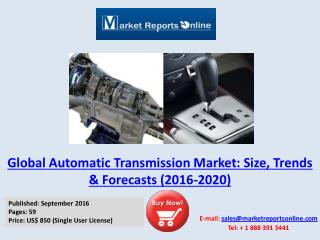 Growth Drivers in China Automatic Transmission Market