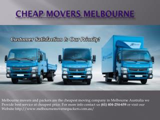Cheap Furniture Movers Melbourne