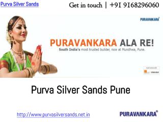 Puravankara Pre Launch Project - Purva Silversands Pune
