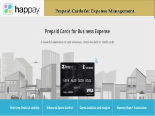 Prepaid Cards for Business Expenses