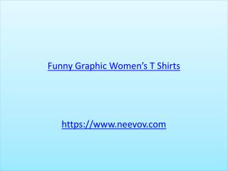 Black Colour Graphic Funny Printed Womens T Shirts