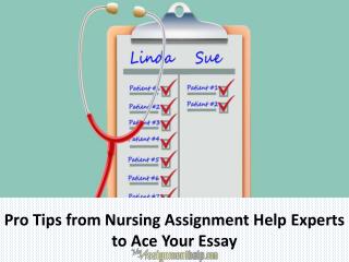 Pro Tips from Nursing Assignment Help Experts to Ace Your Essay