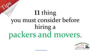 11 thing you must consider before hiring apackers movers in pune