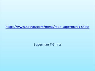 Online Superman t shirts