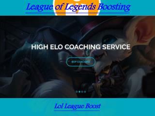 League of Legends Boosting