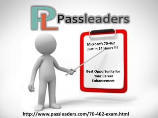 Passleader 70-462 Study Material