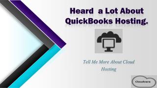 Why to get QuickBooks Hosting Service