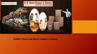 Reliable Packers and Movers Company in Kolkata